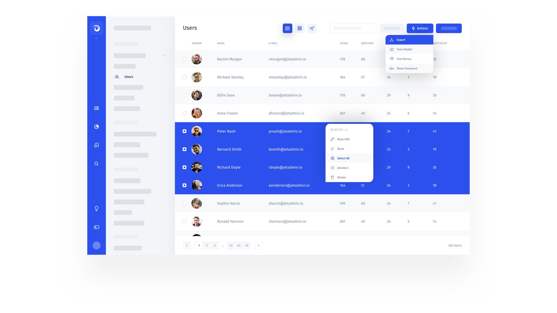 Segmentation & Data Export