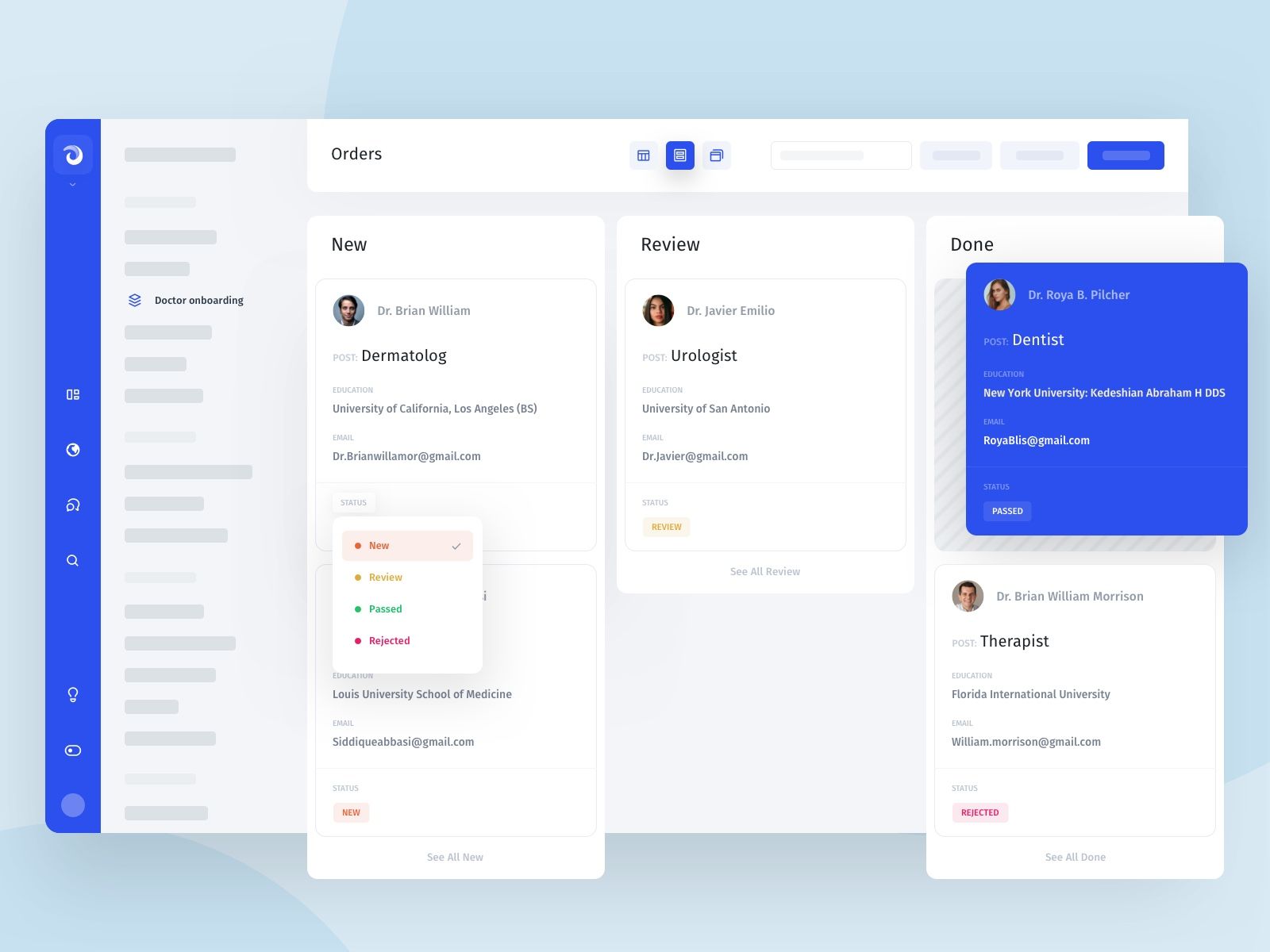 Doctor Onboarding