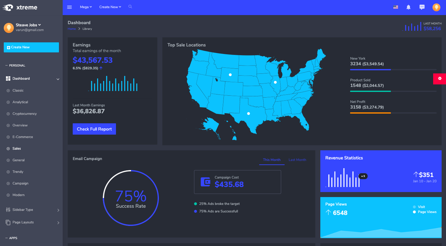 Xtreme Admin Panel