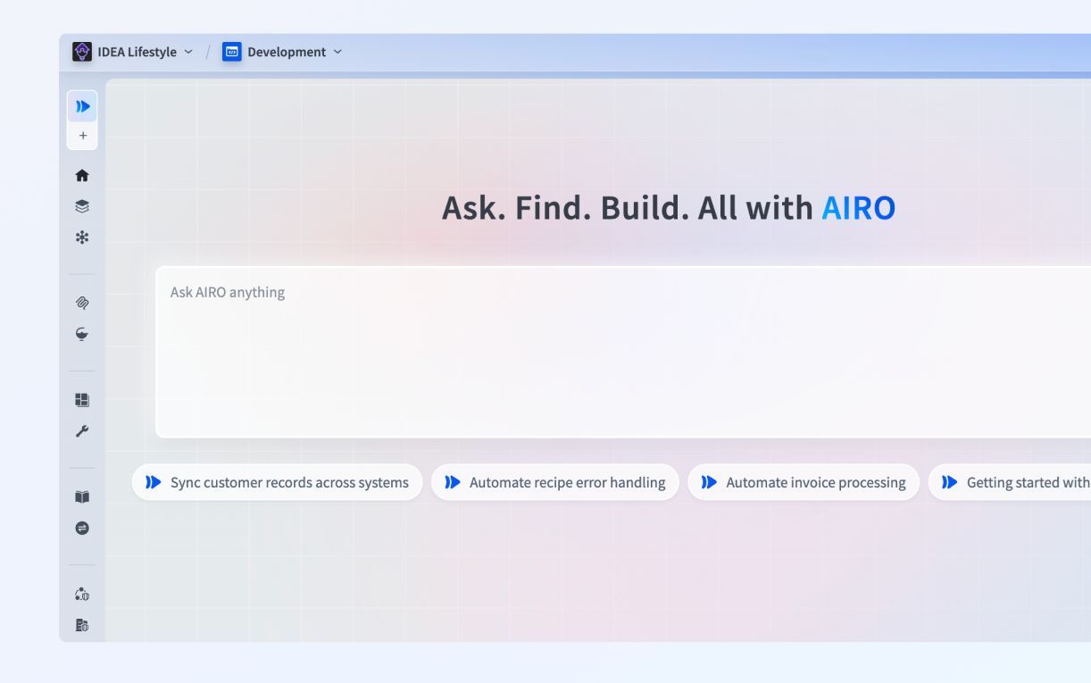 Workato: Official preview of Workato’s AIRO workspace for building and managing automation.