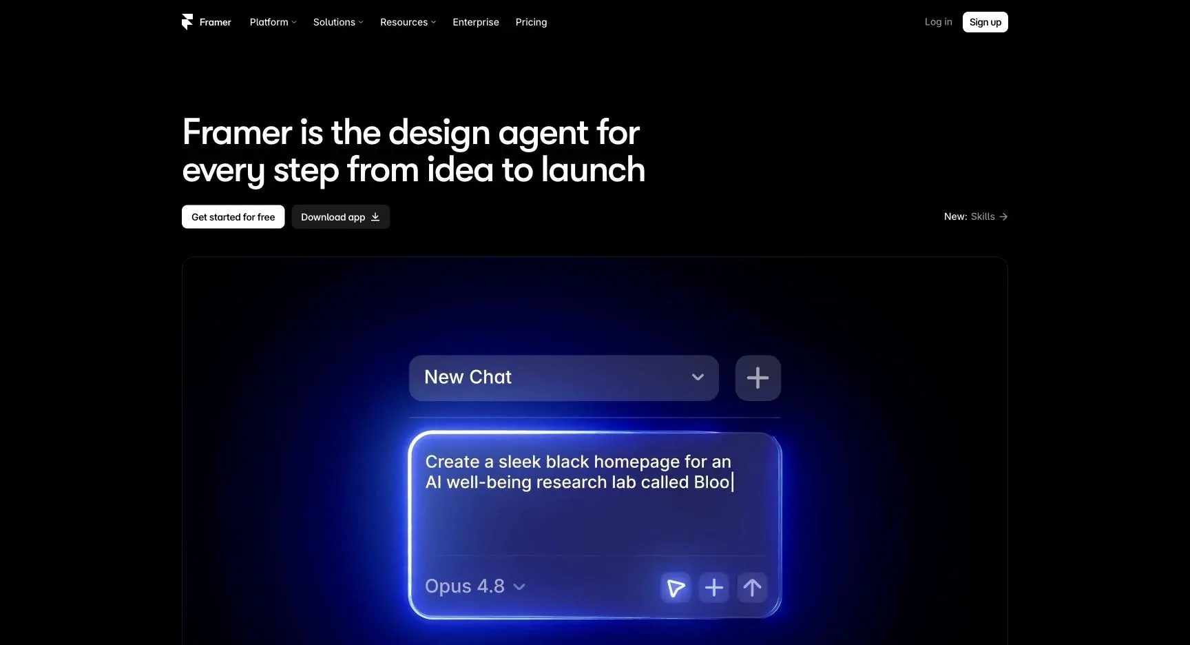 Framer: Official product website overview.