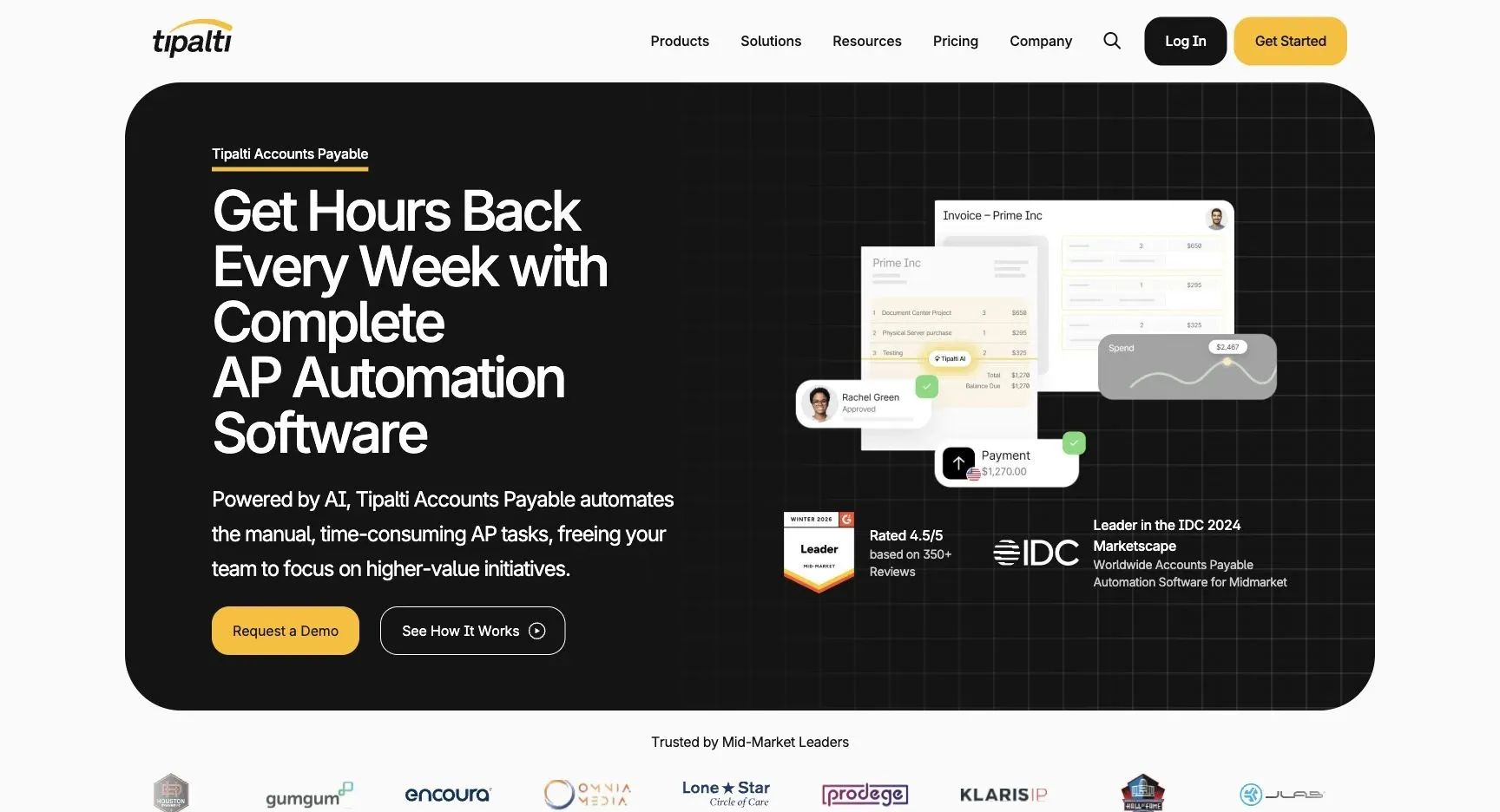 Tipalti — Official product website overview.
