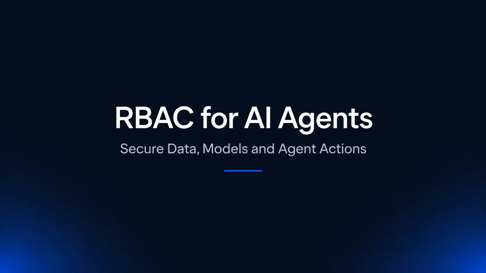 RBAC for AI Agents: A Framework for Securing Enterprise Data, Models and Agents