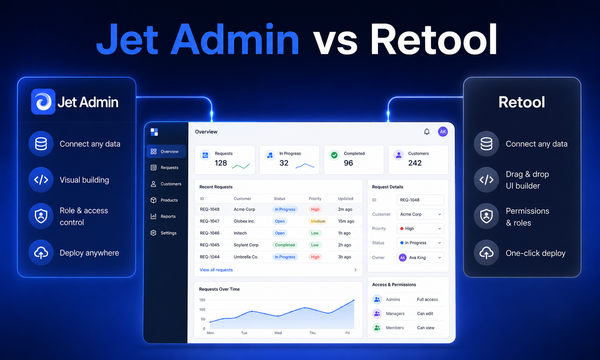 Jet Admin vs Retool: Which Low-Code Platform Is Better for Your Business Apps?