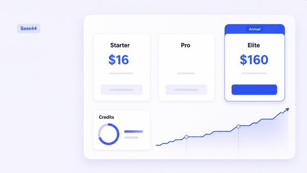Base44 Pricing: 2026 Guide to Plans, Credits, and Real Total Cost