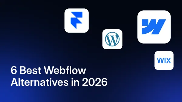 6 Best Webflow Alternatives in 2026