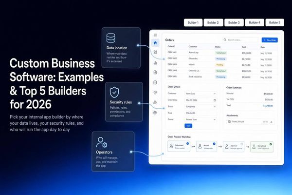 Custom Business Software: Examples & Top 5 Builders for 2026