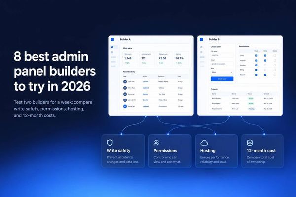 8 best admin panel builders to try in 2026